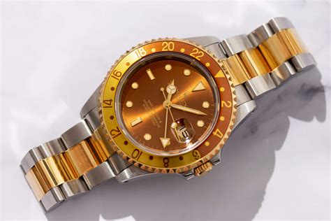 rolex root beer gmt vintage|used Rolex gmt root beer.